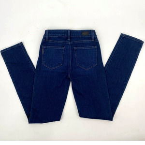 NWT Paige Jeans Nordstrom Skinny Dark Wash Blue Stretch Size 24 Skyline MSRP$179